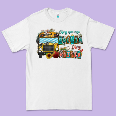 They See Me Rollin' They Waiting Premium Tee Designed By Cowhidedigitalart