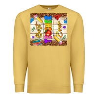 Antique Gold best teacher ever Premium Sweatshirt - NancyCooperArtShop