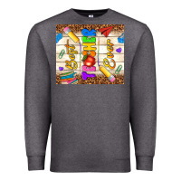 Charcoal Heather best teacher ever Premium Sweatshirt - NancyCooperArtShop