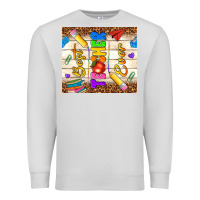 Dove Grey best teacher ever Premium Sweatshirt - NancyCooperArtShop