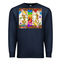 Navy best teacher ever Premium Sweatshirt - NancyCooperArtShop