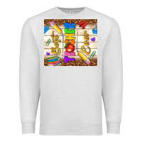 Oatmeal Heather best teacher ever Premium Sweatshirt - NancyCooperArtShop