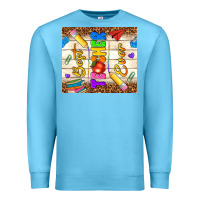 Ocean Blue best teacher ever Premium Sweatshirt - NancyCooperArtShop