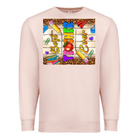 Pale Pink best teacher ever Premium Sweatshirt - NancyCooperArtShop