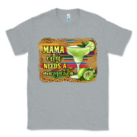 Heather Grey mama cita needs a margarita Classic Tee - Jasminsmagicworld