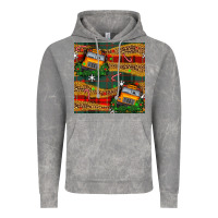 Cloud Rock christmas school bus seamless pattern Vintage Hoodie - BundleAndBundleShop