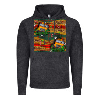 Vintage Arctic christmas school bus seamless pattern Vintage Hoodie - BundleAndBundleShop