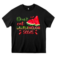 Black don't eat watermelon seeds Heavy Core Tee - Zillion Design Studio