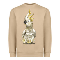 Mushroom Cockatoo Bird Heavyweight Sweatshirt - LillyAllenDesigns