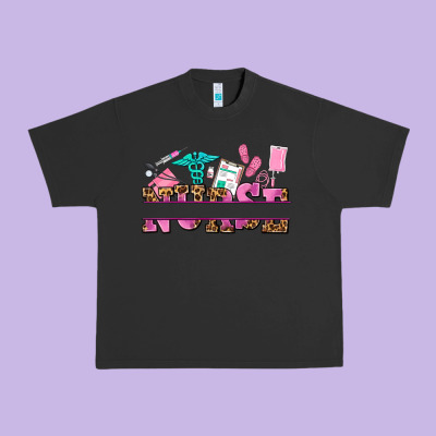 Nurse Custom Name Urban Heavy Tee Designed By Adodesignshop
