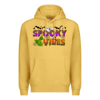 Antique Gold Spooky vibes Premium Hoodie - NancyCooperArtShop