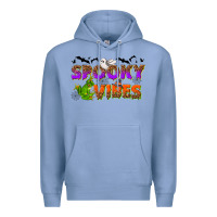Colony Blue Spooky vibes Premium Hoodie - NancyCooperArtShop
