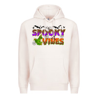 Pale Pink Spooky vibes Premium Hoodie - NancyCooperArtShop