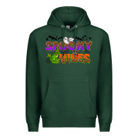 Sports Green Spooky vibes Premium Hoodie - NancyCooperArtShop