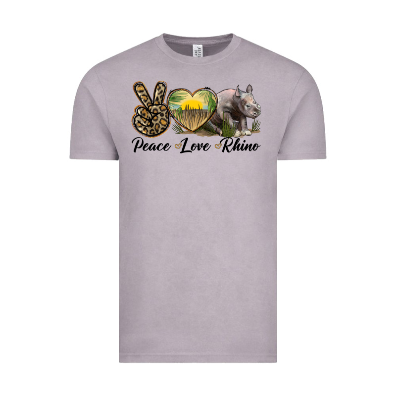 Peace Love Rhino Vintage Tee by LillyAllenDesigns | Teevron