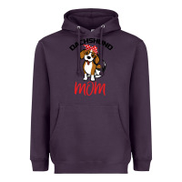 Plum Dachshund Mom Heavyweight Hoodie - Bettercallsaul
