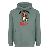 Sage Dachshund Mom Heavyweight Hoodie - Bettercallsaul