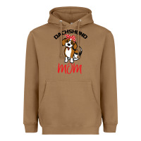 Dachshund Mom Heavyweight Hoodie | Teevron