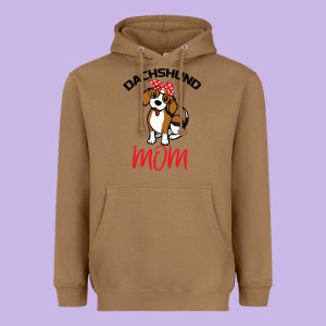 Dachshund Mom Heavyweight Hoodie Designed By Bettercallsaul