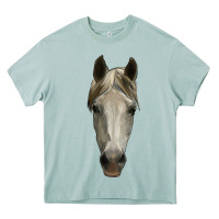 Arona horse head Heavy Core Tee - RanaPortraitStore