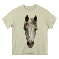 Mossy horse head Heavy Core Tee - RanaPortraitStore