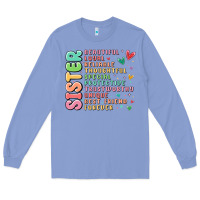 Colony Blue sister beautiful loyal reliable Long Sleeve Tee - MaliasSmallBusiness