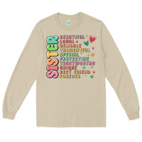 Mushroom sister beautiful loyal reliable Long Sleeve Tee - MaliasSmallBusiness