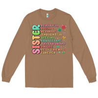 Toasted Coconut sister beautiful loyal reliable Long Sleeve Tee - MaliasSmallBusiness