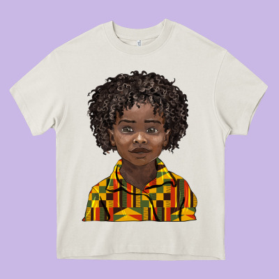 Black Boy Heavy Core Tee Designed By Barkaloodesign
