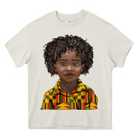 Cream black boy Heavy Core Tee - BarkalooDesign