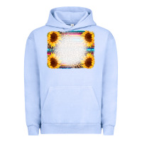 Pigment Grape Ice Serape Bleached Sunflowers Leopard Background Urban Hoodie - CowCowDesign