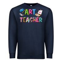 Navy art teacher Premium Sweatshirt - NancyCooperArtShop