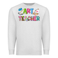 Oatmeal Heather art teacher Premium Sweatshirt - NancyCooperArtShop