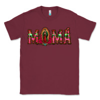 Burgundy mama floral aztec leopard Classic Tee - Jasminsmagicworld
