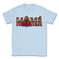 Dusty Blue mama floral aztec leopard Classic Tee - Jasminsmagicworld
