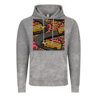 Cloud Rock flower leopard school bus seamless pattern Vintage Hoodie - BundleAndBundleShop