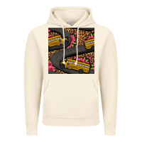 Vintage Artic flower leopard school bus seamless pattern Vintage Hoodie - BundleAndBundleShop