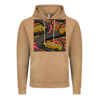 Vintage Camel flower leopard school bus seamless pattern Vintage Hoodie - BundleAndBundleShop