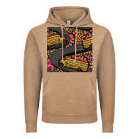 Vintage Coffee flower leopard school bus seamless pattern Vintage Hoodie - BundleAndBundleShop
