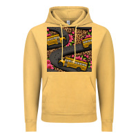 Vintage Mustard flower leopard school bus seamless pattern Vintage Hoodie - BundleAndBundleShop