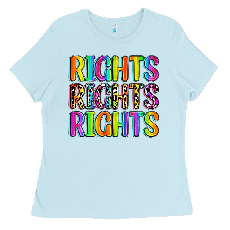 Rights Rights Rights (pride) Ladies Tee by Zillion Design Studio | Teevron