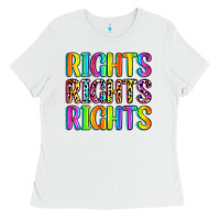White rights rights rights (pride) Ladies Tee - Zillion Design Studio