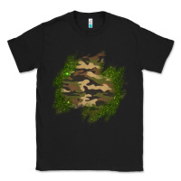 Black camouflage glitter patch Classic Tee - AdoDesignShop