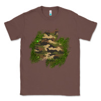 Chestnut camouflage glitter patch Classic Tee - AdoDesignShop