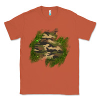 Copper camouflage glitter patch Classic Tee - AdoDesignShop