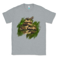 Heather Grey camouflage glitter patch Classic Tee - AdoDesignShop