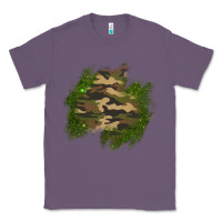 Lavender camouflage glitter patch Classic Tee - AdoDesignShop