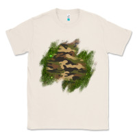 Natural camouflage glitter patch Classic Tee - AdoDesignShop