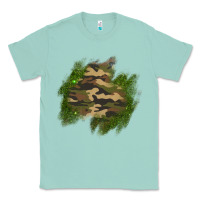 Seafoam camouflage glitter patch Classic Tee - AdoDesignShop