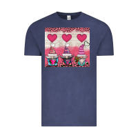 Vintage Denim v.d 3 gnomes and hearts Vintage Tee - AdoDesignShop